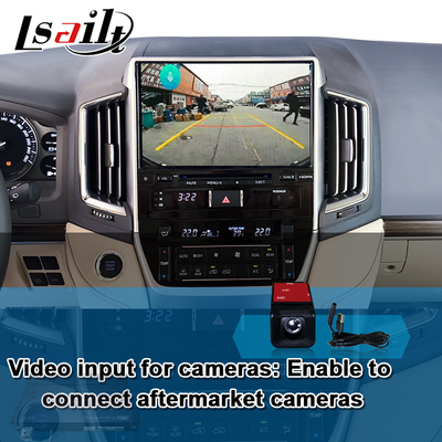 واجهة CarPlay اللاسلكية لسيارة تويوتا لاند كروزر 200 GX-R,VX-R 2018-2021 Fujitsu Head Unit With Android Auto, Linux System