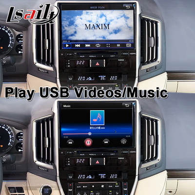 واجهة CarPlay اللاسلكية لسيارة تويوتا لاند كروزر 200 GX-R,VX-R 2018-2021 Fujitsu Head Unit With Android Auto, Linux System