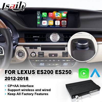 واجهة أندرويد الآلية اللاسلكية للسيارات لليكسوس ES250 ES200 ES350 ES300h ES 250 200 التحكم في المفتاح