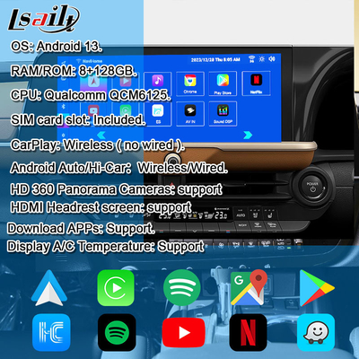 Android 13 واجهة الوسائط المتعددة لتويوتا كراون 2023-2024 Royal Majesta Athlete Infotainment Module OEM Retrofit