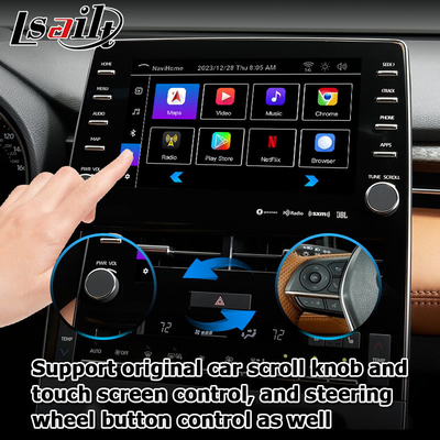 8 بوصة Android auto carplay واجهة الفيديو واجهة الفيديو لتويوتا أفالون تاتش 3 2018-الحاضر