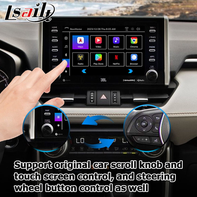 8+128GB أندرويد 13 Carplay واجهة أندرويد For Toyoat RAV4 2019 To Present Touch N Go 3