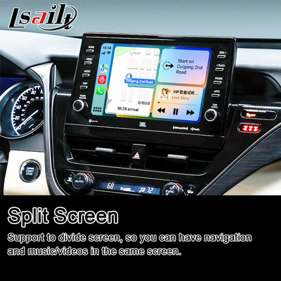 واجهة الفيديو لـ Lsailt Android 13 لـ Toyota Camry 2018-2021 RAV-4 ، Sienna تحديث شاشة OEM مع نظام الوسائط المتعددة Android يتضمن YouTube ، NetFlix