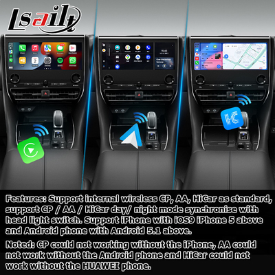 تويوتا ألفارد AH40 واجهة الوسائط المتعددة أندرويد 8+128GB Carplay دعم أندرويد أوتو