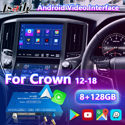 واجهة فيديو متعددة الوسائط لـ Lsailt Android لـ 2012-2018 تويوتا كراون S210 AWS210 GRS210 GWS214 Majesta Athlete