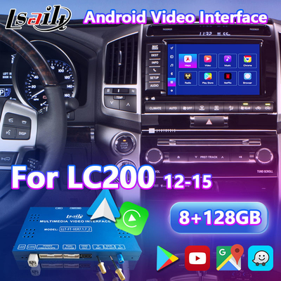 واجهة فيديو متعددة الوسائط لسيارة تويوتا لاند كروزر LC200 V8