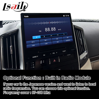 واجهة فيديو الوسائط المتعددة بنظام Android من Lsailt لسيارة Toyota Land Cruiser LC200 GXR GX-R FST LC 200 2018-2022