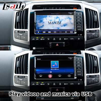 واجهة Apple CarPlay لللاند كروزر 200 2013-2021 متعددة اللغات ، كاميرا 360 ، دعم الكاميرا العكسية