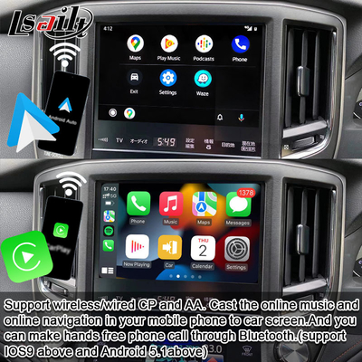 واجهة Lsailt اللاسلكية Apple CarPlay لسيارة Crown S210 2013-2016 AWS210 GRS210 GWS214 GWS215 Majesta Athlete Royal Saloon تدعم كاميرا الرؤية الخلفية، Android Auto