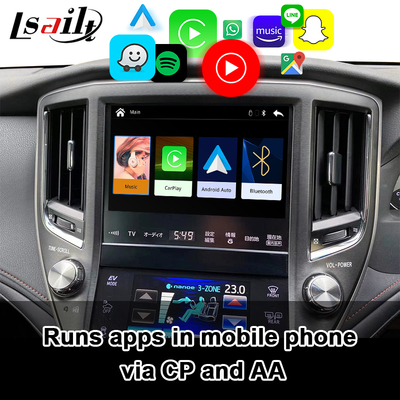 واجهة Lsailt اللاسلكية Apple CarPlay لسيارة Crown S210 2013-2016 AWS210 GRS210 GWS214 GWS215 Majesta Athlete Royal Saloon تدعم كاميرا الرؤية الخلفية، Android Auto