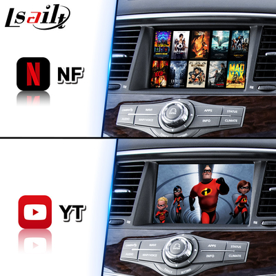 واجهة فيديو الوسائط المتعددة بنظام Android من Lsailt لسيارة Nissan Patrol Y62 الإصدار الأسترالي 2020-حتى الآن