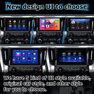 واجهة فيديو Android CarPlay لسيارة Toyota Alphard Vellfire AH40