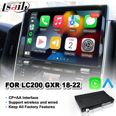 4 + 64GB GXR GPS Navigation Box ، واجهة Android Carplay لتويوتا لاند كروزر LC200 GX-R