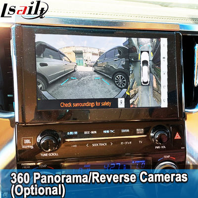 وحدة ترقية Apple CarPlay/Android Auto اللاسلكية لسيارات Alphard 30 Series Vellfire Toyota تدعم راديو FM، وتكييف الهواء، والمرايا، والكاميرات