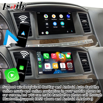 واجهة CarPlay لسيارة إنفينيتي QX60 JX35 2008-2017، ترقية CarPlay، وحدة Android Auto، النسخ المتطابق، درجة حرارة مكيف الهواء