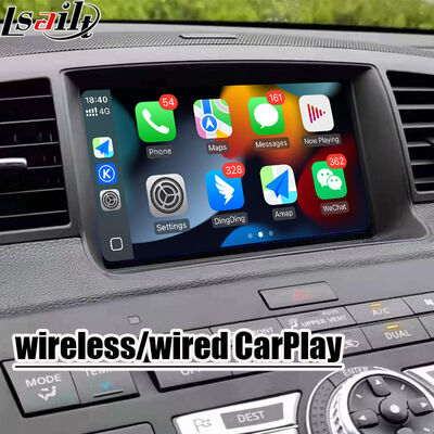 شاشة Lsailt مقاس 8 بوصات CarPlay لسيارة Nissan Fuga (Y50) Infiniti 350GT 2005-2008 Android Auto، انعكاس، شاشة لمس عالية الدقة