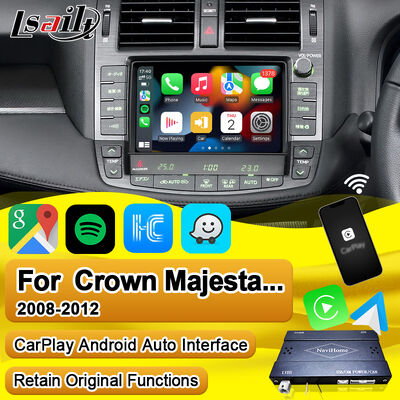 صندوق Apple CarPlay لاسلكي لـ Crown S200 RS204 GWS204 URS204 URS206 Majesta XV Athlete Saloon Toyota متكامل مع Android Auto