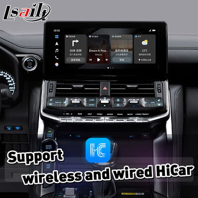 واجهة Lsailt اللاسلكية Android Auto Carplay لسيارة تويوتا لاند كروزر 300 GX-R VX-R GR GR-S Sahara ZX VX LC300 موديل 2021-2024