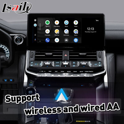 واجهة Lsailt اللاسلكية Android Auto Carplay لسيارة تويوتا لاند كروزر 300 GX-R VX-R GR GR-S Sahara ZX VX LC300 موديل 2021-2024