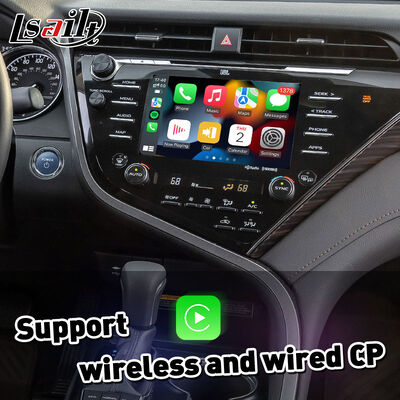 واجهة Lsailt Wireless Android Auto Carplay لسيارة تويوتا كامري 2017-2021