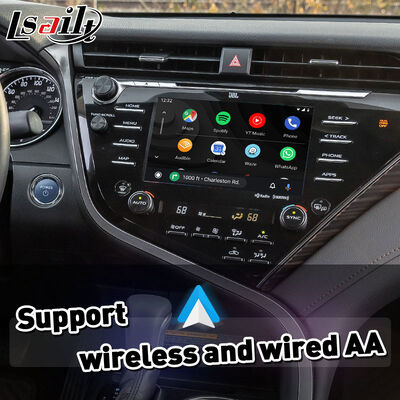 واجهة Lsailt Wireless Android Auto Carplay لسيارة تويوتا كامري 2017-2021