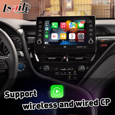 واجهة Lsailt لاسلكية Android Auto Carplay لسيارات تويوتا كامري هايبرد XSE XLE SL SE XV70 موديل 2021-2024