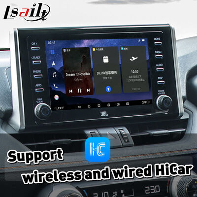 واجهة Lsailt اللاسلكية Android Auto Carplay لسيارات تويوتا RAV4 ماجستي 2018-2023