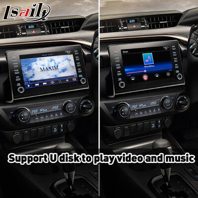 واجهة Lsailt اللاسلكية Android Auto Carplay لسيارات تويوتا هايلكس 2019-الحالي