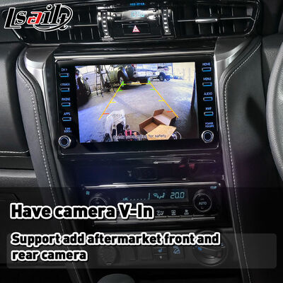 واجهة Lsailt Wireless Android Auto Carplay لسيارة تويوتا Fortuner AN160 الحالية لعام 2020