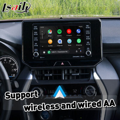 واجهة Lsailt اللاسلكية لنظام Android Auto و Carplay لسيارات تويوتا فينيزا وهاريير موديلات 2020 وما بعدها