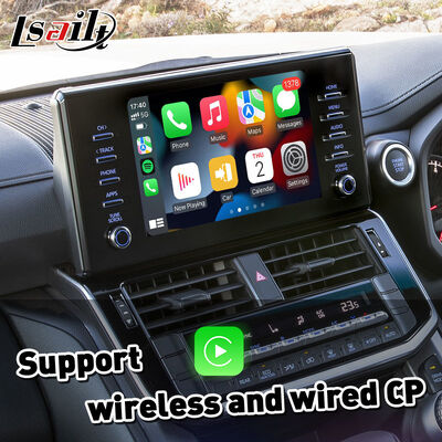 واجهة Lsailt لاسلكية Android Auto Carplay لسيارة تويوتا لاند كروزر 300 GX GXL AX LC300 موديل 2021-2024