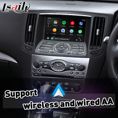 واجهة Lsailt اللاسلكية للروبوت Auto Carplay لسنة 2007-2014 نيسان سكايلاين 370GT 350GT V36