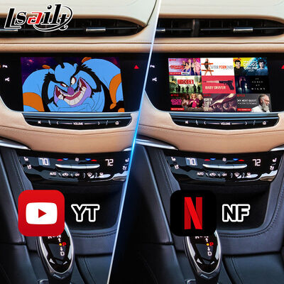 واجهة الفيديو الوسائط المتعددة أندرويد Lsailt للسيارة كاديلاك XT5 2016-2019 نظام CUE البلاتيني