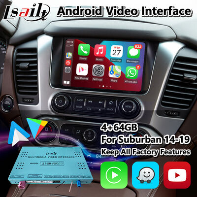 واجهة الوسائط المتعددة Lsailt Android Auto Carplay لسيارة شيفروليه سوبربان 2014-2020 بنظام Mylink