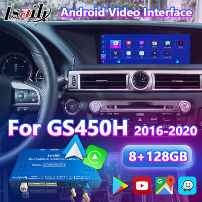 واجهة الوسائط المتعددة لسيارات أندرويد لليكسوس GS300h GS200t GS350 GS450h GSF GS L10 2016-2020