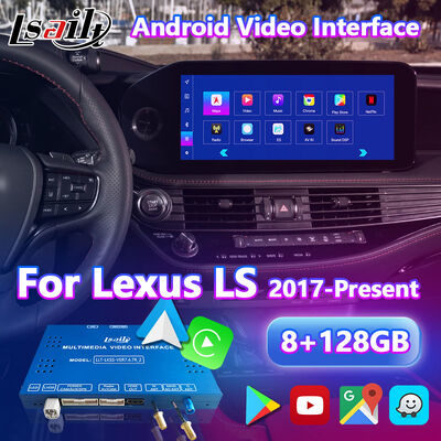 واجهة الوسائط المتعددة للفيديو بنظام أندرويد من Lsailt لسيارات لكزس LS 500 500h LS500 موديل 2020 وما بعده