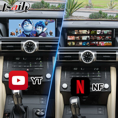 واجهة الفيديو لـ Lsailt Android Carplay لعام 2018 والحاضر لـ Lexus RC 350 RC300 RCF RC300h RC350
