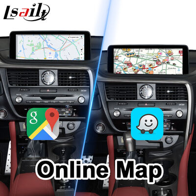 واجهة فيديو Lsailt Android Carplay لسيارات لكزس RX 300 RX450h RX350L RX450hL RX350 RX300 موديل 2019-2022