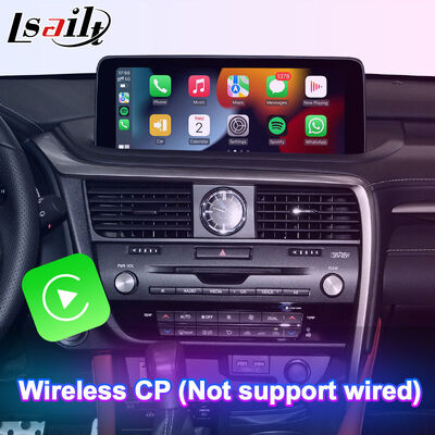 واجهة فيديو Lsailt Android Carplay لسيارات لكزس RX 300 RX450h RX350L RX450hL RX350 RX300 موديل 2019-2022
