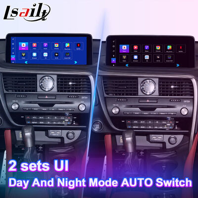 واجهة فيديو Lsailt Android Carplay لسيارات لكزس RX 300 RX450h RX350L RX450hL RX350 RX300 موديل 2019-2022