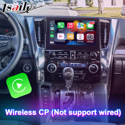 واجهة فيديو Lsailt Android Carplay لسيارات تويوتا ألفارد فيلفاير JBL الإصدار العالي 2019-2023