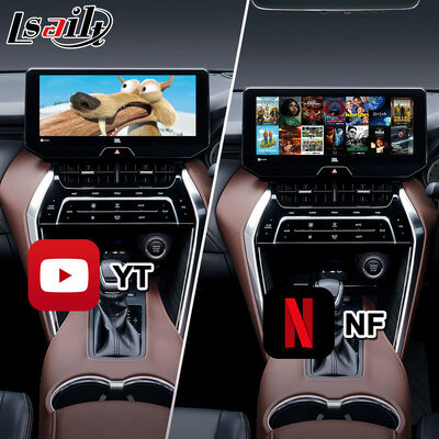 واجهة فيديو ملاحة Lsailt Android Carplay لسيارات تويوتا هارير فينزا من 2020 حتى الآن، تدعم وحدة الراديو