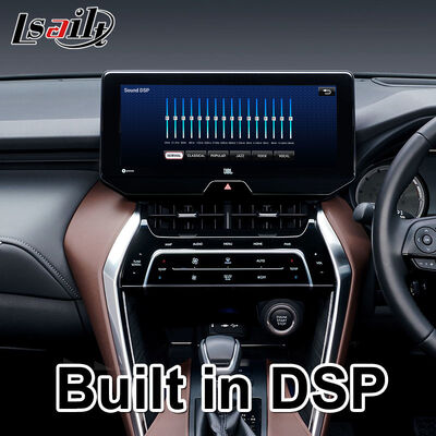واجهة فيديو ملاحة Lsailt Android Carplay لسيارات تويوتا هارير فينزا من 2020 حتى الآن، تدعم وحدة الراديو