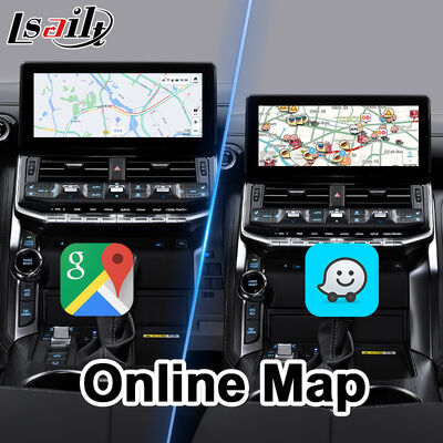 واجهة Lsailt Android Navigation Carplay لسيارات تويوتا لاند كروزر 300 GX-R VX-R GR GR-S Sahara ZX VX LC300 موديل 2021-2024