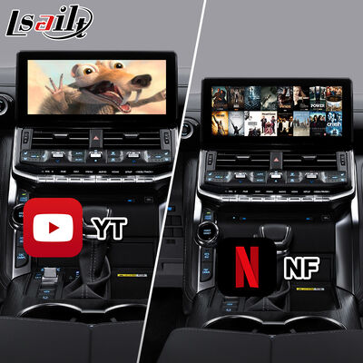 واجهة Lsailt Android Navigation Carplay لسيارات تويوتا لاند كروزر 300 GX-R VX-R GR GR-S Sahara ZX VX LC300 موديل 2021-2024