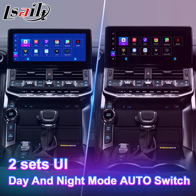 واجهة Lsailt Android Navigation Carplay لسيارات تويوتا لاند كروزر 300 GX-R VX-R GR GR-S Sahara ZX VX LC300 موديل 2021-2024