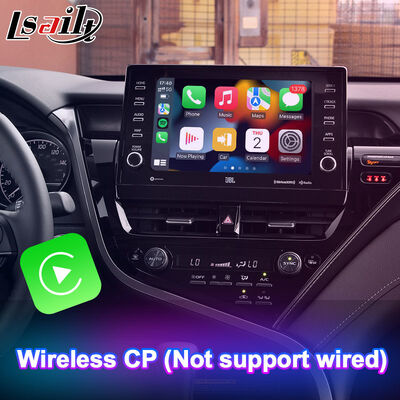 واجهة الفيديو للملاحة لسيارة Lsailt Android Carplay لعام 2021-2024 تويوتا كامري هجينة XSE XLE SL SE XV70