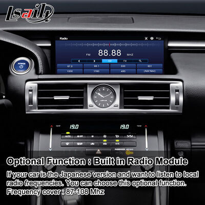 شاشة الوسائط المتعددة لأجهزة أندرويد Carplay 10.25 بوصة لعام 2013-2020 ليكسوس IS Knob IS250 IS200t IS300 IS300h IS350