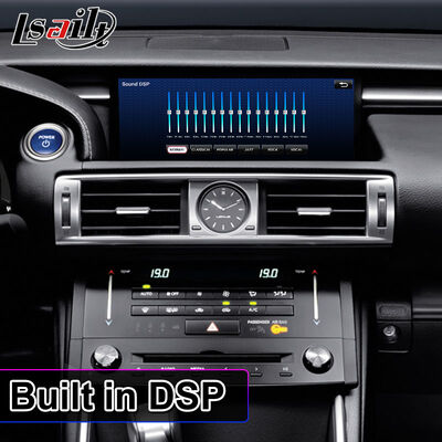 شاشة الوسائط المتعددة لأجهزة أندرويد Carplay 10.25 بوصة لعام 2013-2020 ليكسوس IS Knob IS250 IS200t IS300 IS300h IS350