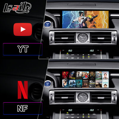شاشة الوسائط المتعددة لأجهزة أندرويد Carplay 10.25 بوصة لعام 2013-2020 ليكسوس IS Knob IS250 IS200t IS300 IS300h IS350